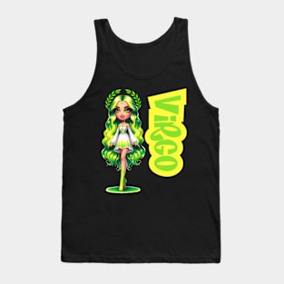 Virgo Szn Dollz Zodiac Birthday Baddie Y2K Anime Tank Top